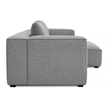 Moe's Basque Sectional - Soft Gray, Right Facing