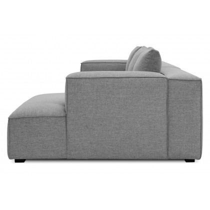 Moe's Basque Sectional - Soft Gray, Right Facing