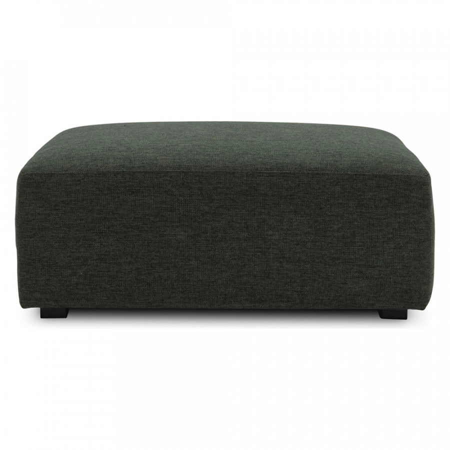 Moe's Romy Ottoman - Forest Shade