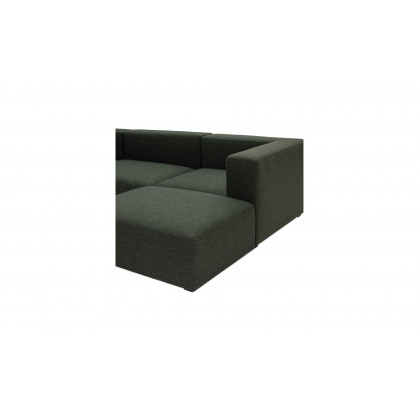 Moe's Romy Lounge Contemporary Modular Sectional - Dark Green