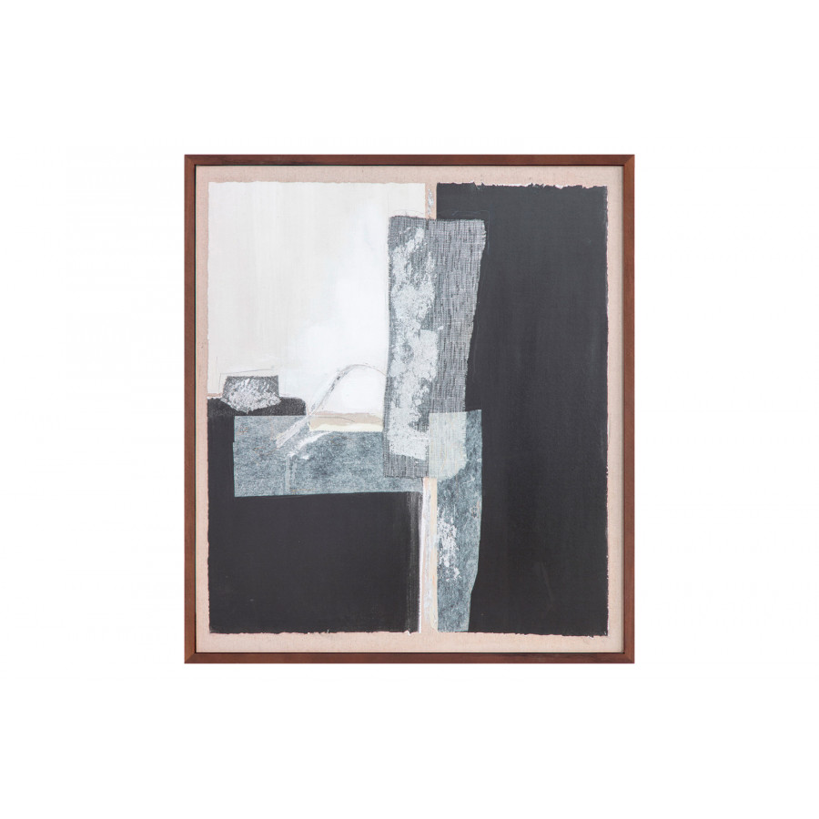 Moe's - Composition Framed Painting