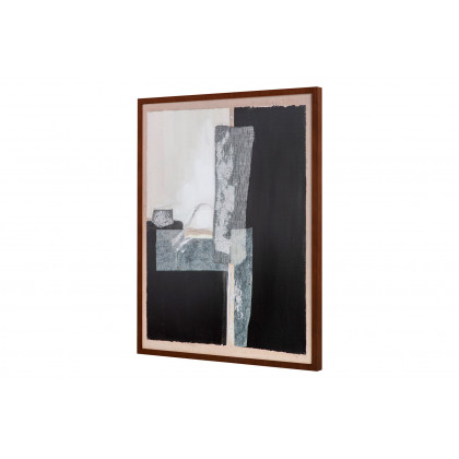 Moe's - Composition Framed Painting