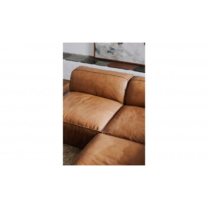 Moe's Form Scandinavian Ottoman - Sonoran Tan
