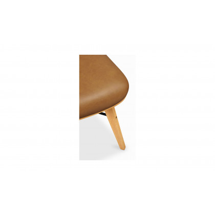 Moe's Napoli Scandinavian Dining Chair Set of 2 - Tan