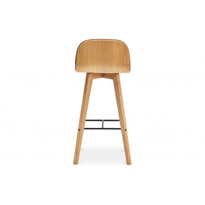 Moe's Napoli Leather Bar Stool - Tan
