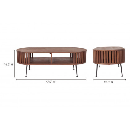 Moe's Henrich Coffee Table - Light Brown