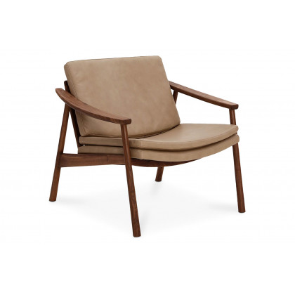 Moe's Harlowe Lounge Chair - Soft Brown