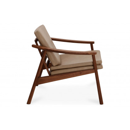 Moe's Harlowe Lounge Chair - Soft Brown