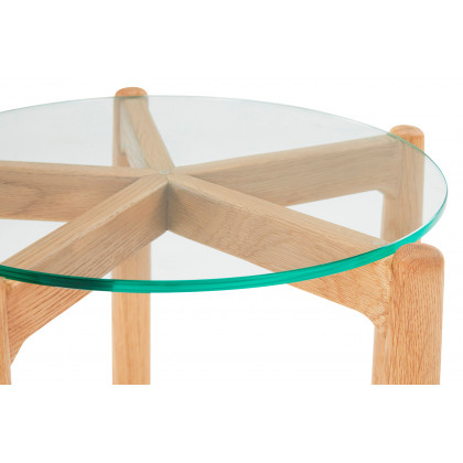 Moe's Hetta Side Table - Oak