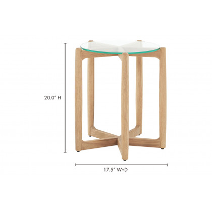 Moe's Hetta Side Table - Oak