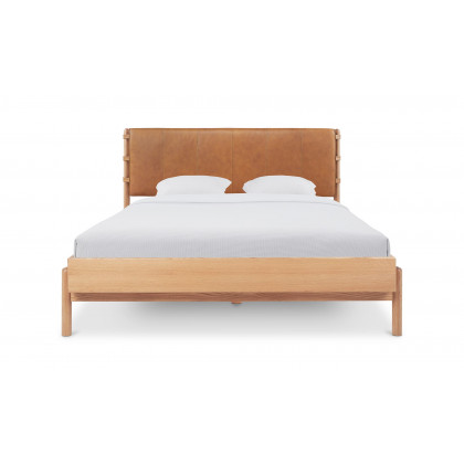 Moe's Colby Scandinavian King Size Bed - Brown