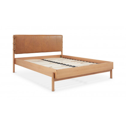 Moe's Colby Scandinavian King Size Bed - Brown