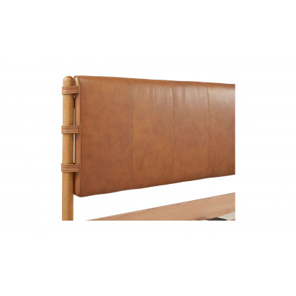 Moe's Colby Scandinavian King Size Bed - Brown