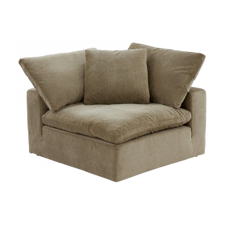 Moe's Clay Corner Chair Performance Fabric - Desert Sage