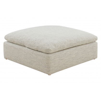 Moe's Clay Ottoman - Coastside Sand