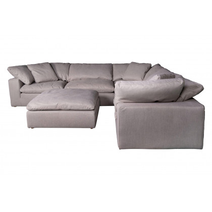 Moe's Clay Modular Sectional - Light Gray