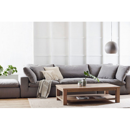 Moe's Clay Modular Sectional - Light Gray