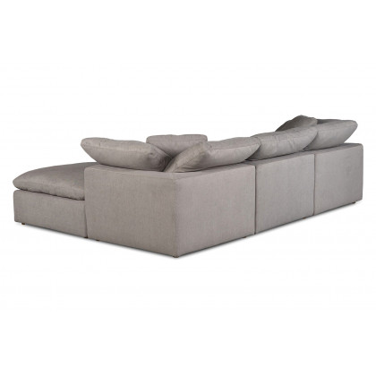 Moe's Clay Lounge Modular Sectional - Light Gray