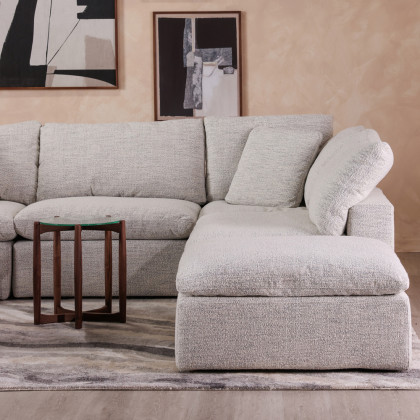 Moe's Terra Condo Corner Chair - Coastside Sand