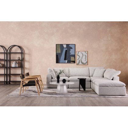 Moe's Terra Condo Corner Chair - Coastside Sand