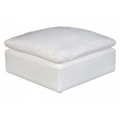Moe's Terra Condo Ottoman - Cream White