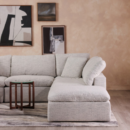 Moe's Terra Condo Ottoman - Coastside Sand