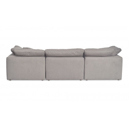 Moe's Clay Modular Sofa - Light Gray