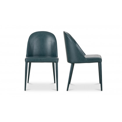 Moe's Burton Contemporary Dining Chair Set of 2 - Dark Teal