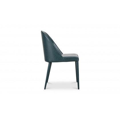 Moe's Burton Contemporary Dining Chair Set of 2 - Dark Teal