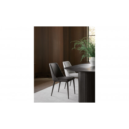 Moe's Lula Contemporary Dining Chair Set of 2 - Black