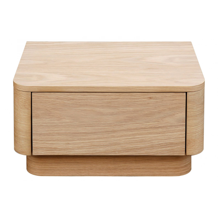 Moe's Round Off Nightstand - Light Brown