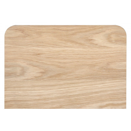 Moe's Round Off Nightstand - Light Brown