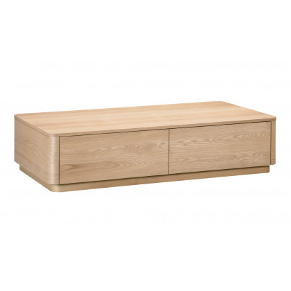 Moe's Round Off Scandinavian Coffee Table - Oak