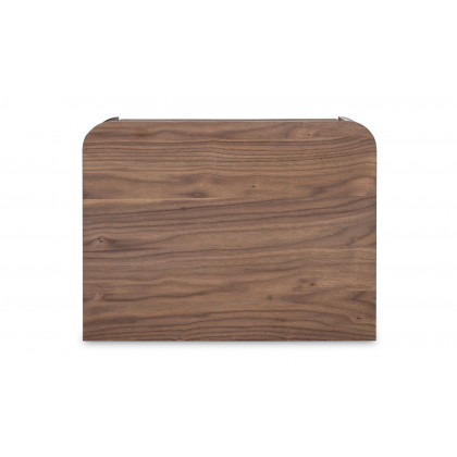 Moe's Round Off Scandinavian Nightstand - Walnut