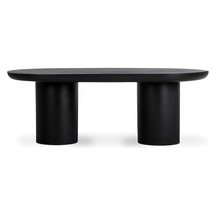 Moe's Rocca Oval Dining Table - Black