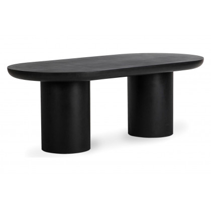 Moe's Rocca Oval Dining Table - Black