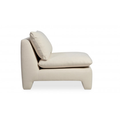 Moe's Estelle Contemporary Lounge Chair - Cream
