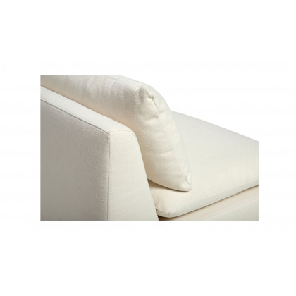 Moe's Estelle Contemporary Lounge Chair - Cream