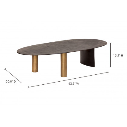 Moe's - Nicko Coffee Table in Black