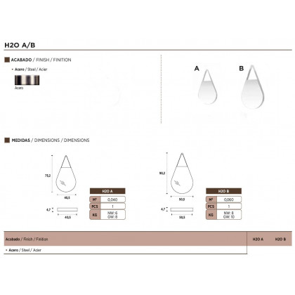 Nacher - H2O Small Mirror