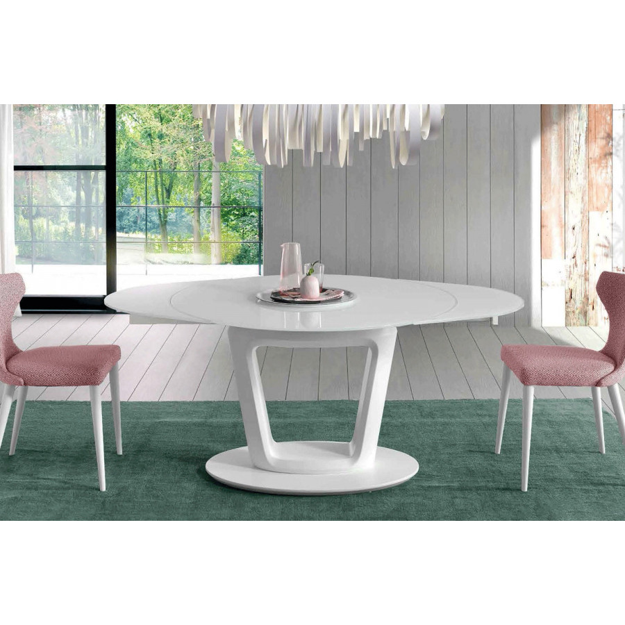 Nacher - Antonella Extendable Round Dining Table
