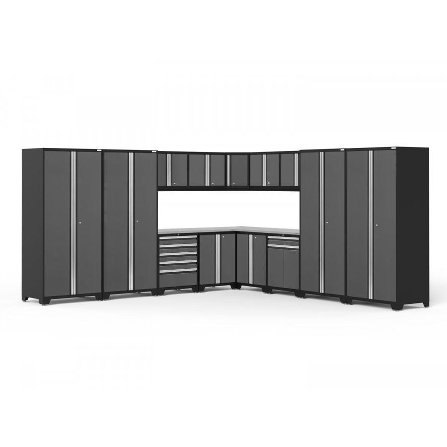 NewAge - Pro Series Gray 16 Piece Set (2xLWB, LWT, Corner Wall, LWS, CSS, 2x56" SS)