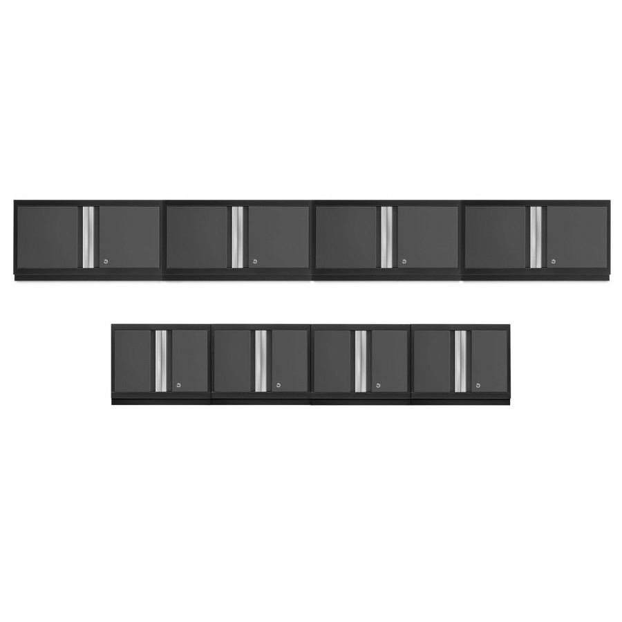 NewAge - Bold Series Grey 8 PC (4xW, 4x36" W)