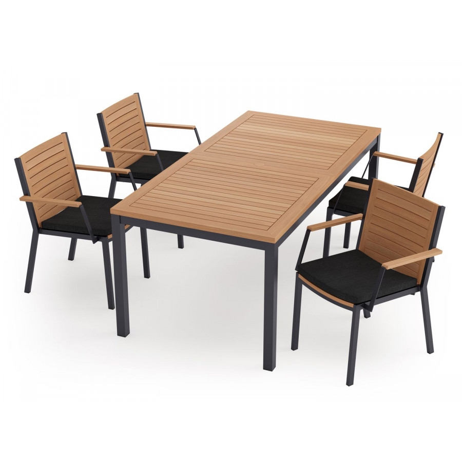 NewAge - Monterey 5 Piece Dining Set with 72 in. Table