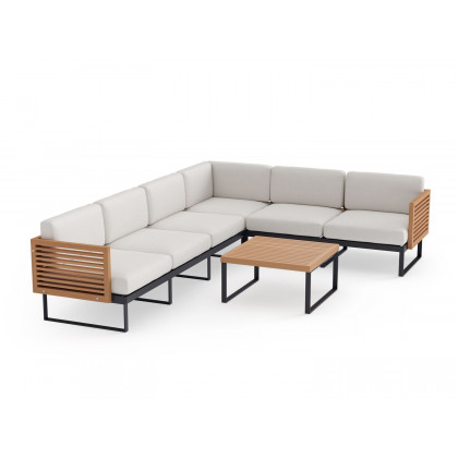 NewAge - Monterey 6 Seater Sectional with Coffee Table