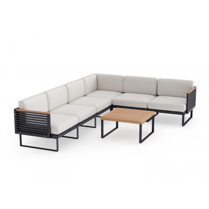 NewAge - Monterey 6 Seater Sectional with Coffee Table