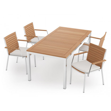 NewAge - Monterey 5 Piece Dining Set with 72 in. Table
