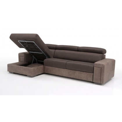 Newtrend Sacha Sectional Right Side w/ Bed And Storage