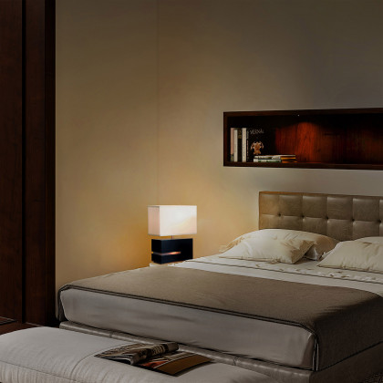 Nova Of CA - Zen Reclining Table Lamp with Night Light