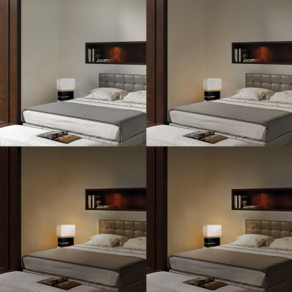 Nova Of CA - Zen Reclining Table Lamp with Night Light